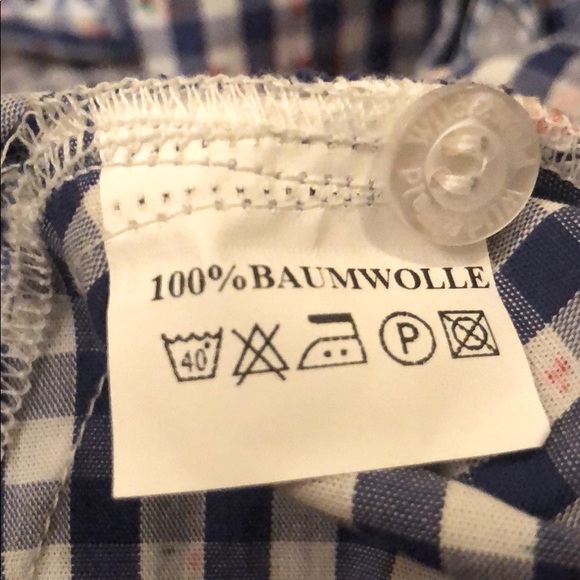 Wild & Wald gingham floral shirt sz 34 - Picture 7 of 7